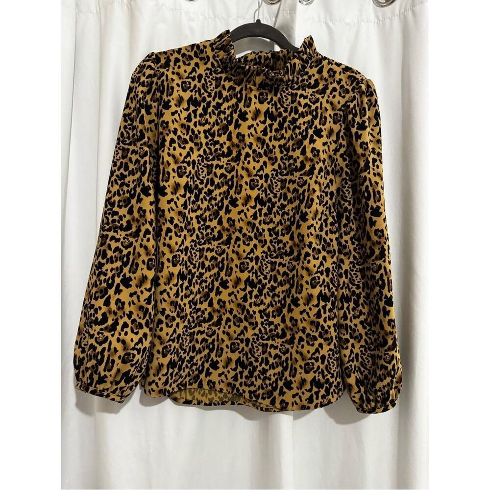 Jcrew Women's Brown and Black Blouse